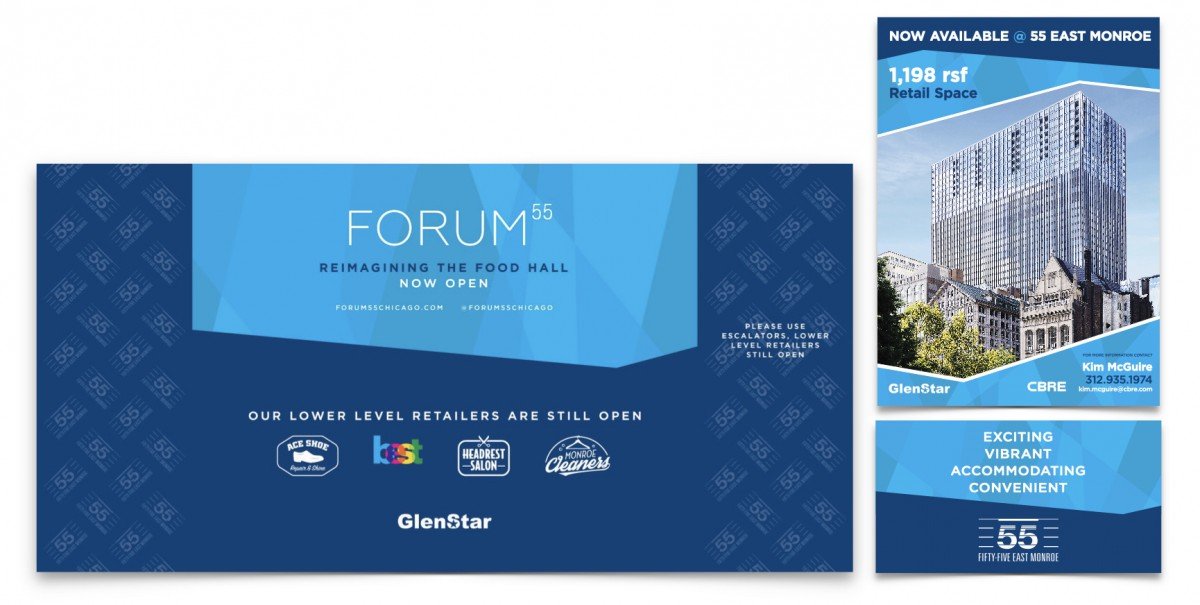 55 East Monroe Window Graphics/Barricade